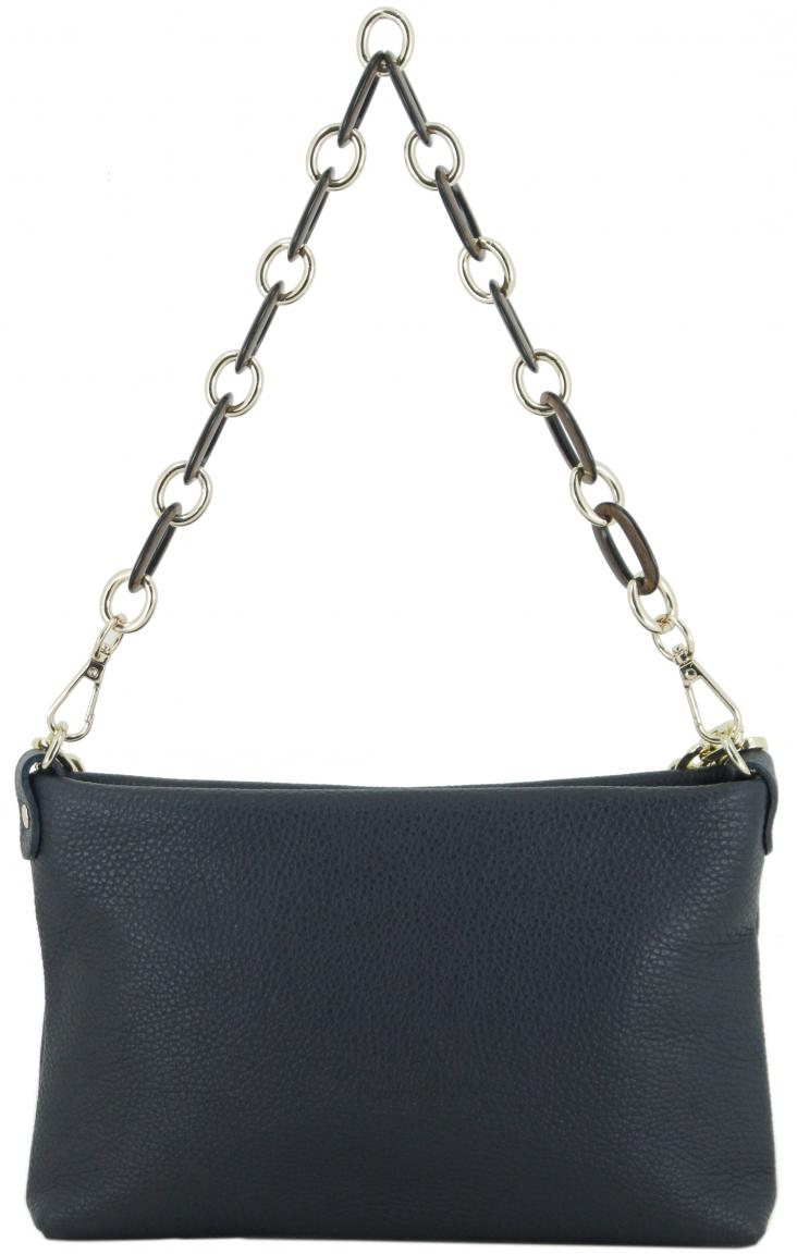 Caleidos Echtleder weiß kompakte Crossovertasche