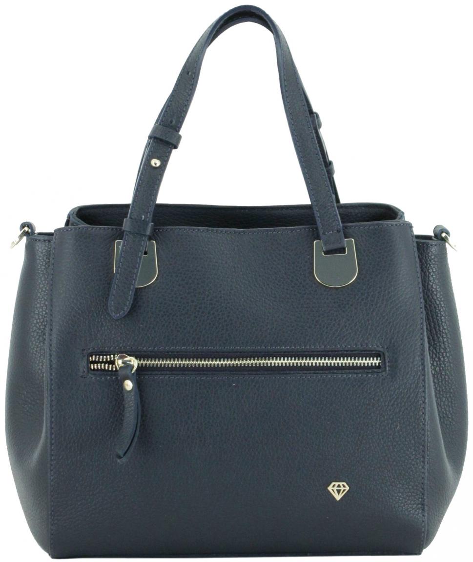 Caleidos exklusive Ledertasche weiß talien goldfarben