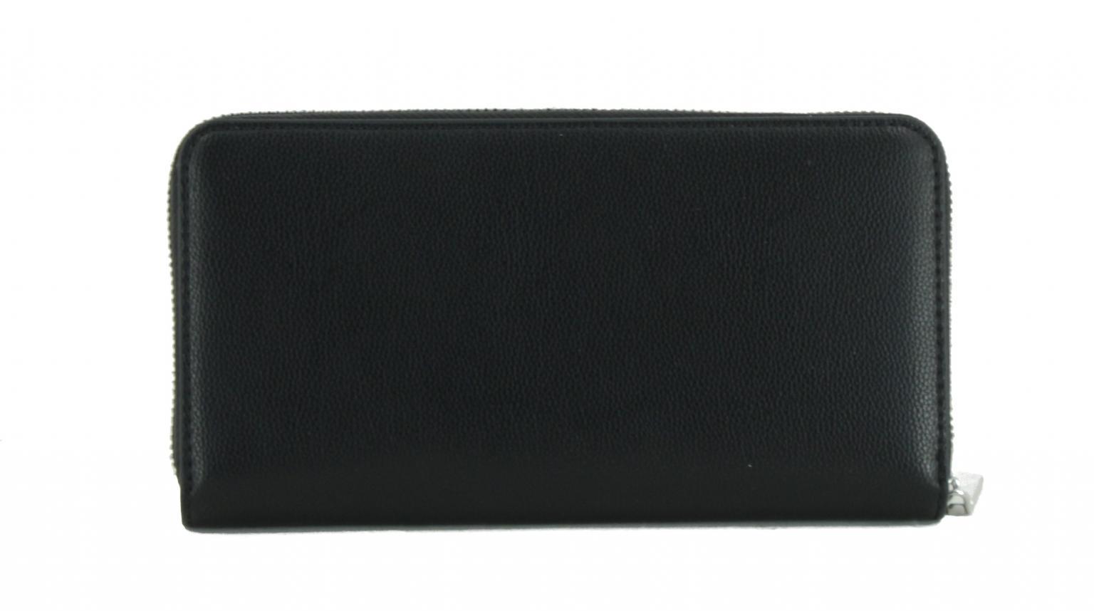 Calvin Klein Damenbörse CK Black RE-Lock Slim Z/A Wallet LG Perf. Schwarz