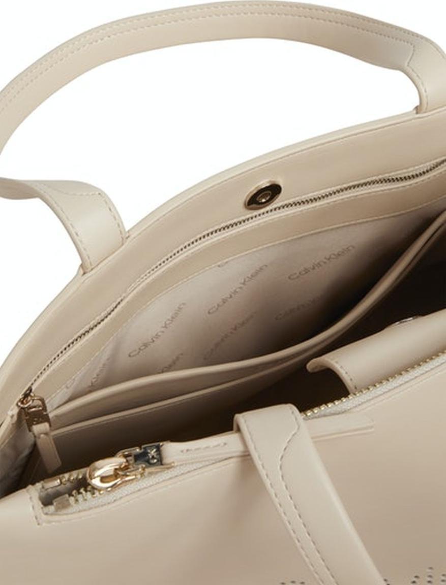 Calvin Klein Damenhandtasche CK Set Shopper LG Sand Beige