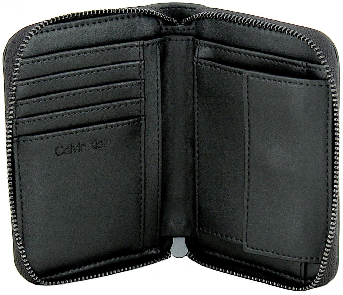 Calvin Klein kleine Damenbörse Quilt Wallet RFID schwarz