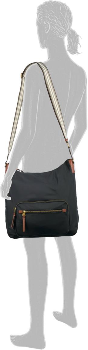 Camel Active Bari Damen Schultertasche schwarz Nylon Hobo
