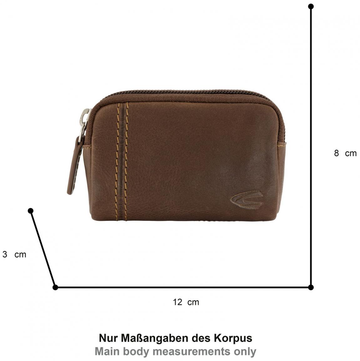 Camel Active Bilbao breites Schlüsseltäschchen Cognac Leder