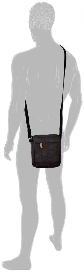 Camel Active Crossovertasche Air Small Dark Grey Canvas