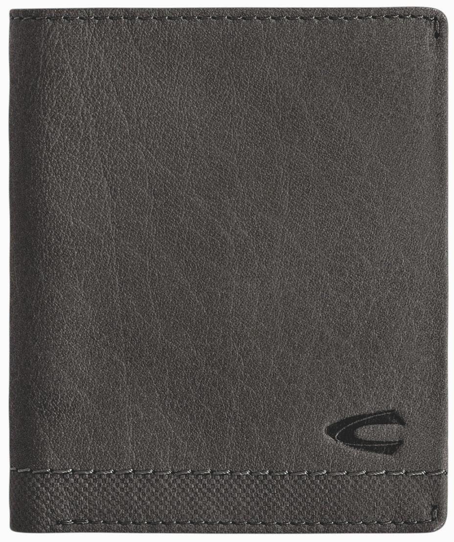 Camel Active Nimbus Herren Brieftasche Leder Charcoal - Dunkelgrau