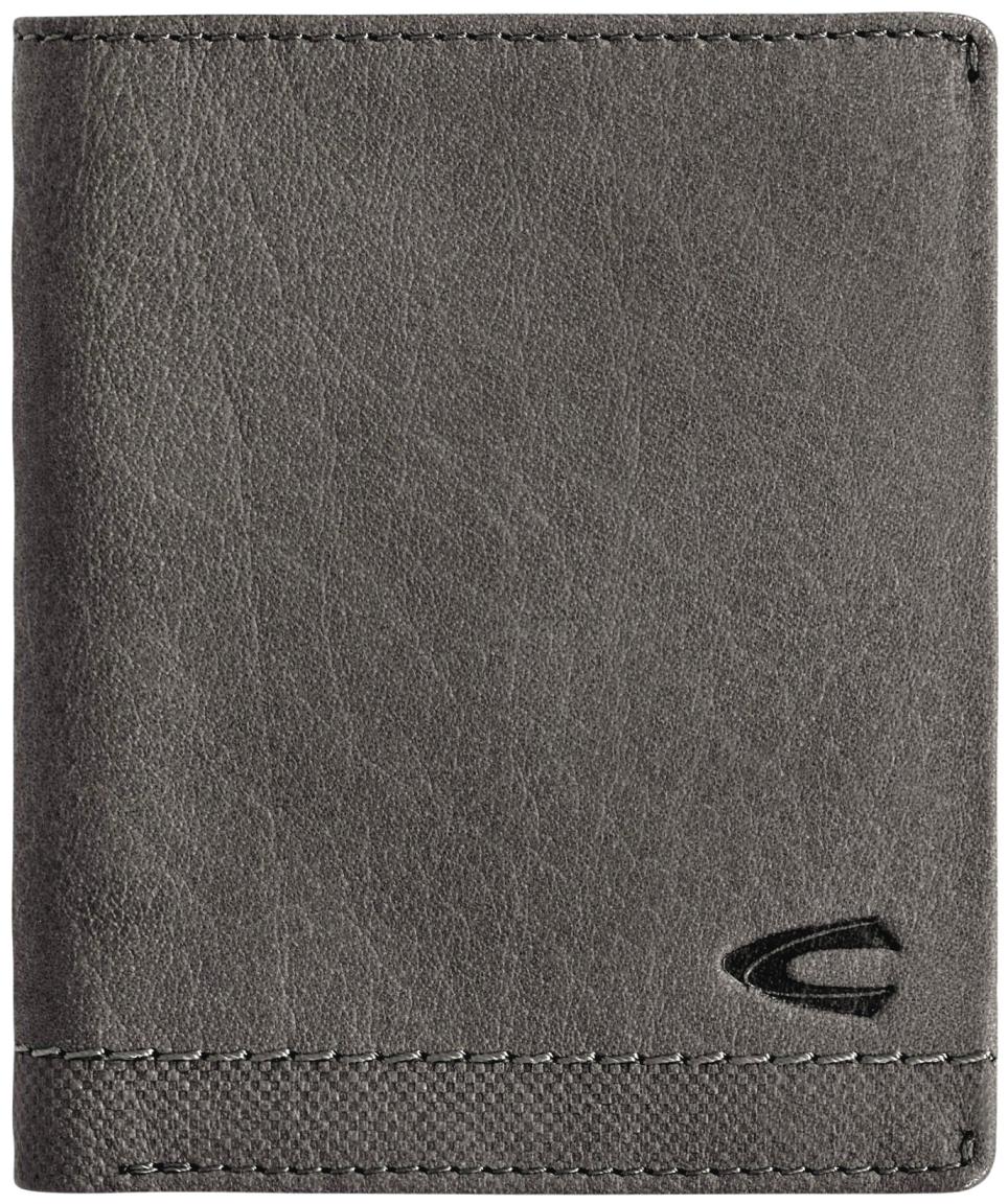 Camel Active Nimbus Herren Brieftasche Leder Charcoal - Dunkelgrau