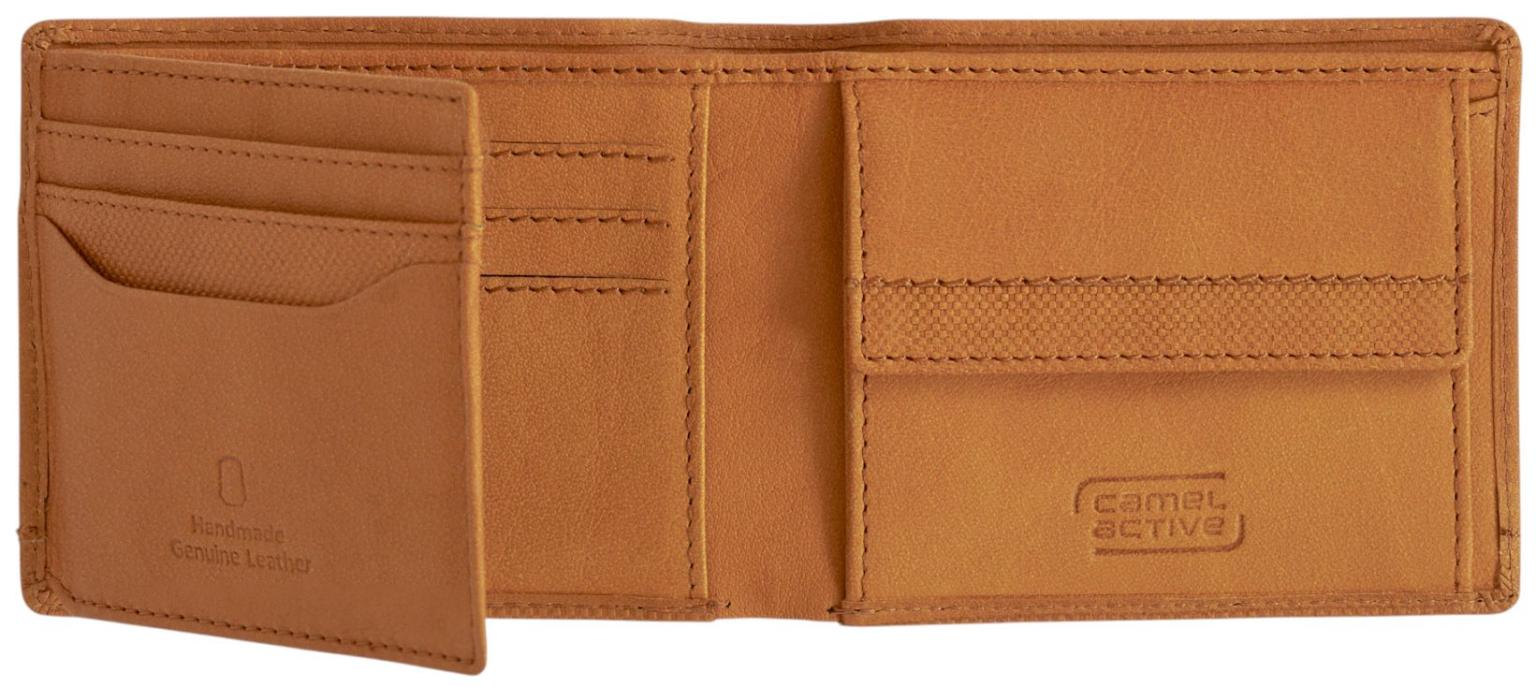 Camel Active Nimbus Herren Geldbörse Leder Cognac - Braun