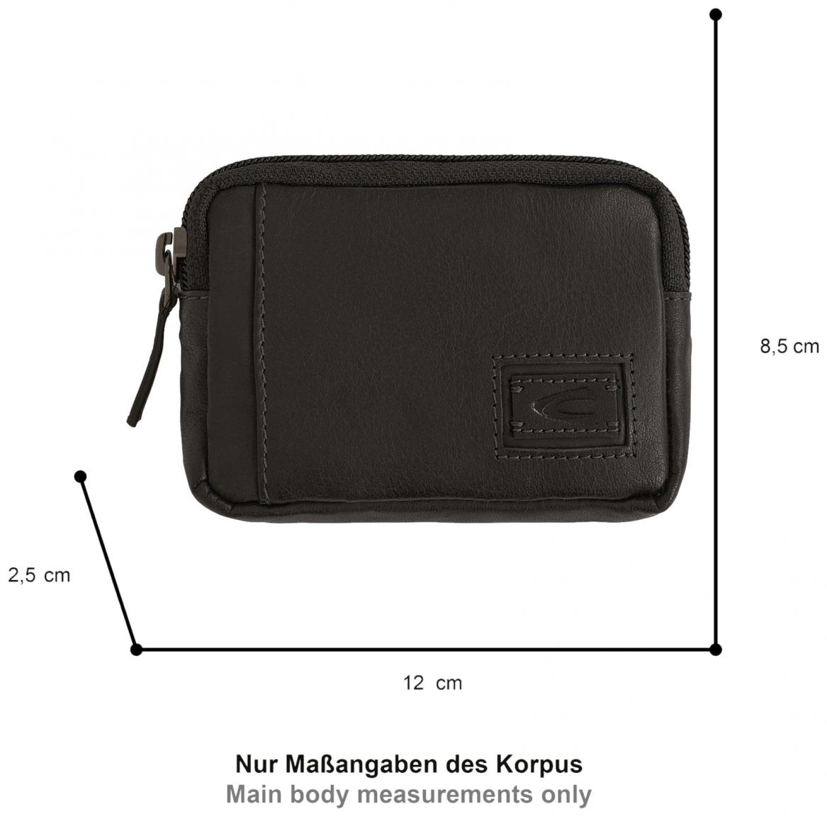 Camel Active Schlüsseletui Dust Black Glattleder