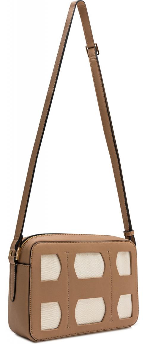 Camerabag Cutouts L.Credi Maja Blush Leinenoptik