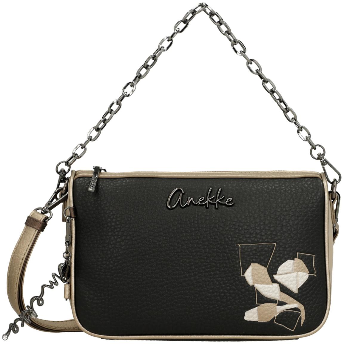 Chain Bag schwarz gold Anekke Essentials Metallkette