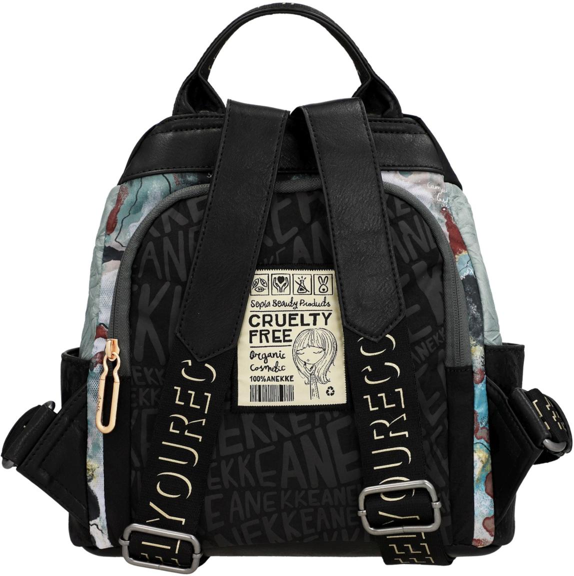 Citybackpack Anekke Nature Woods Logoprint dunkelbunt Eco Friendly