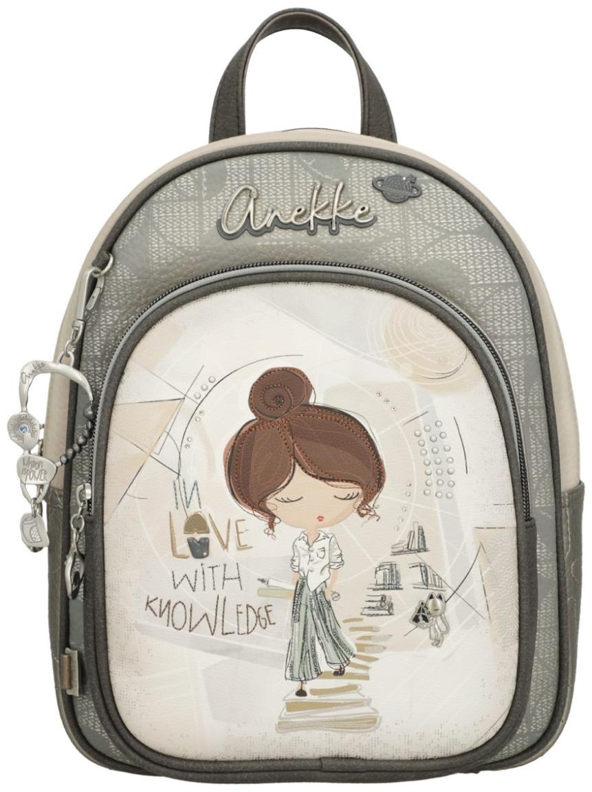 Citybackpack Anekke Sophia Metallicakzente hellbeige
