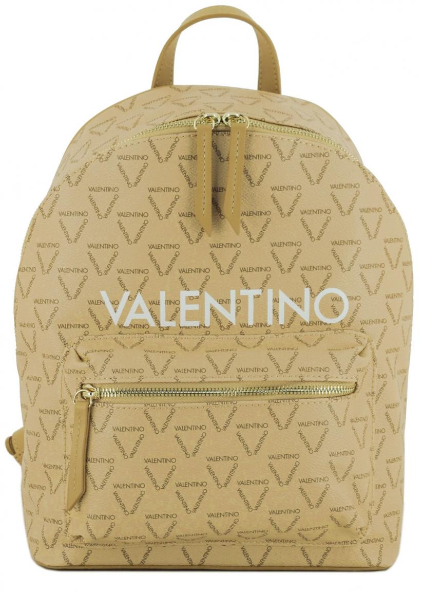 Citybackpack Valentino Liuto beige multi camel Logoprint