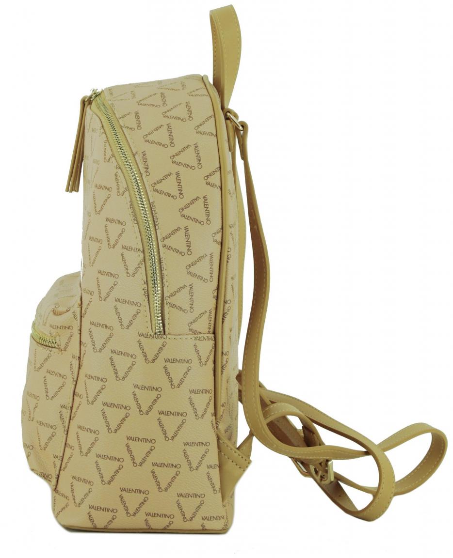 Citybackpack Valentino Liuto beige multi camel Logoprint