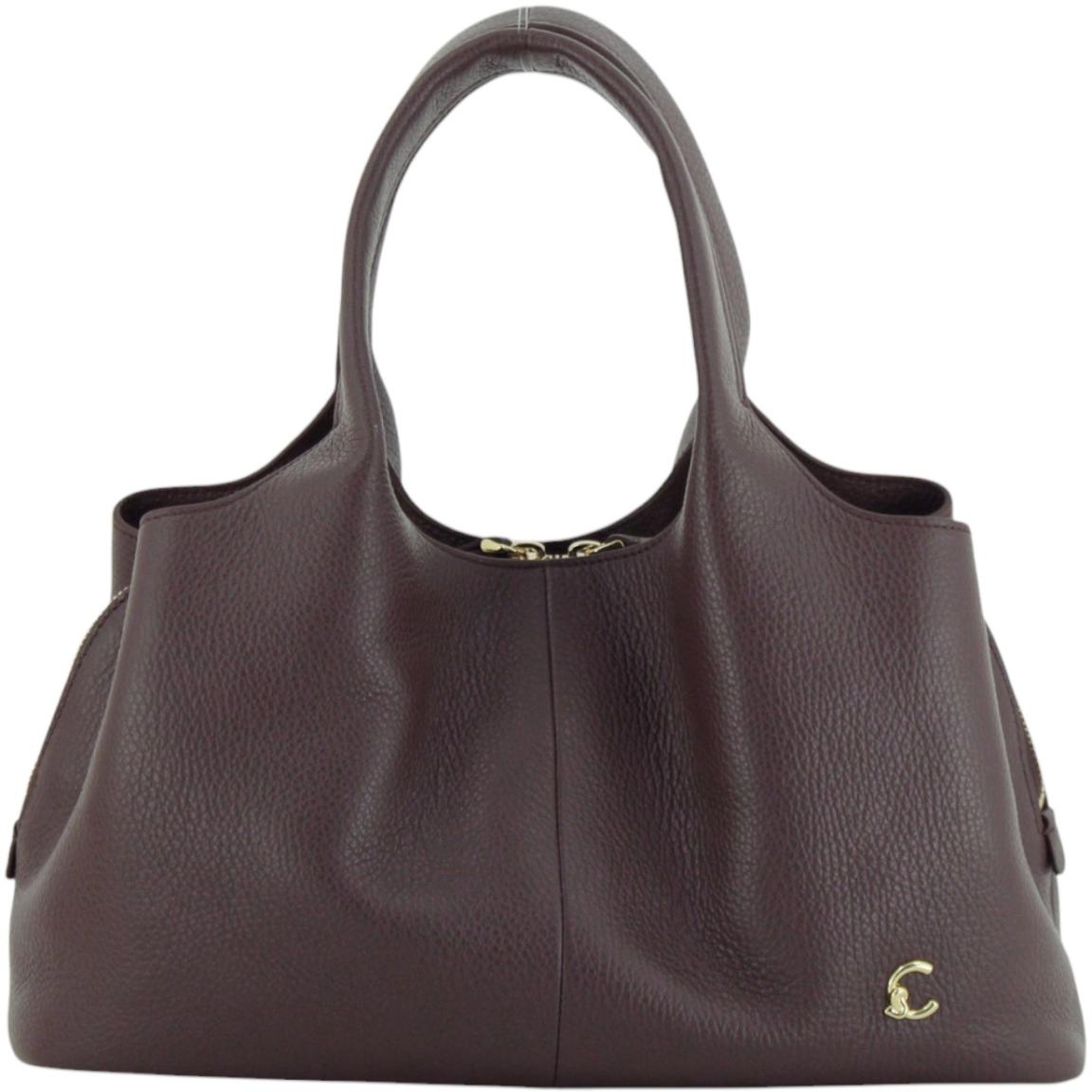 Coccinelle Nell Henkeltasche Leder Noir - Schwarz