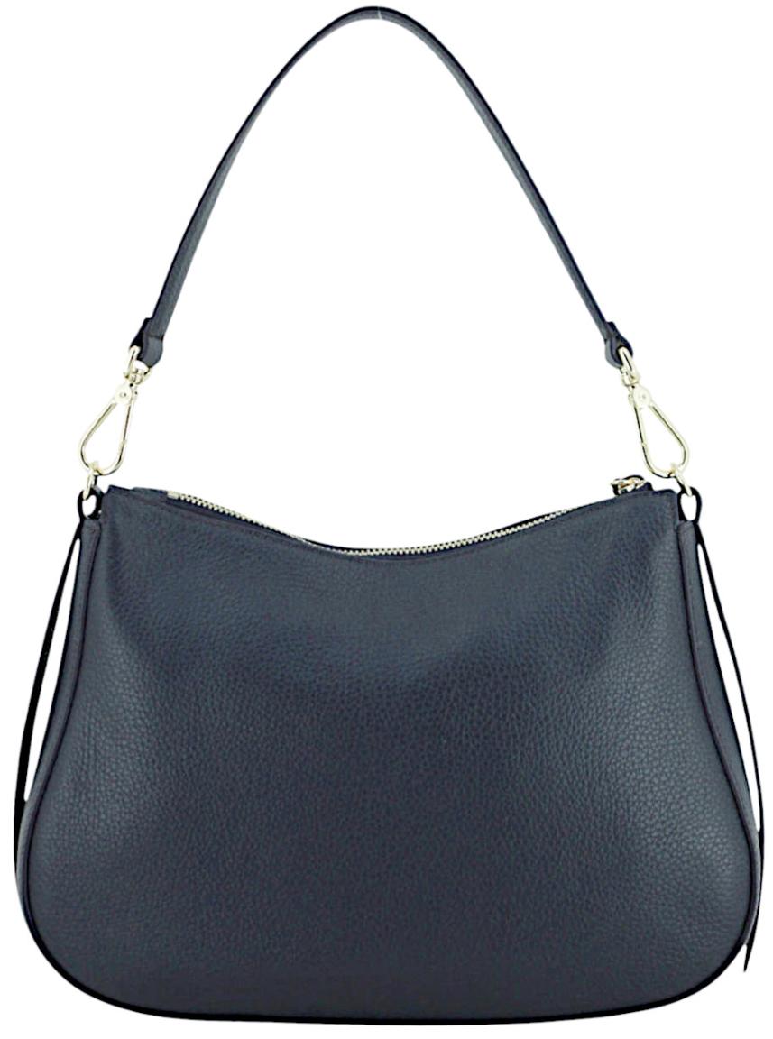 Coccinelle Nory Schultertasche Leder Berry - Braun