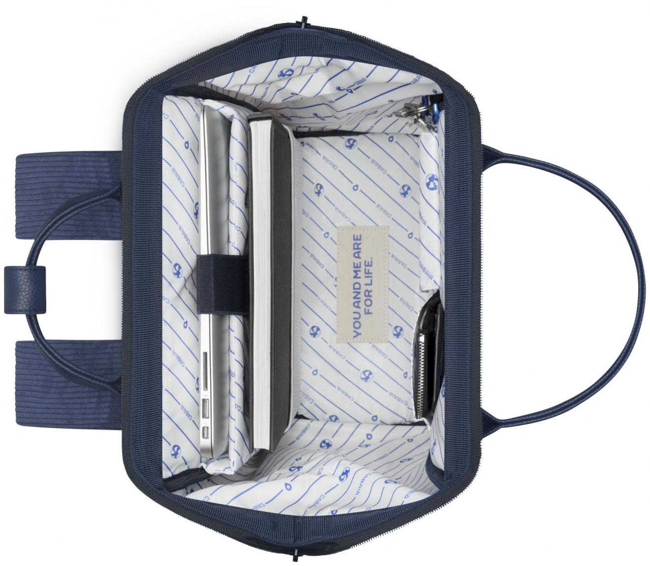 Cordrucksack dunkelblau Cabaia Adventurer Medium Indianapolis