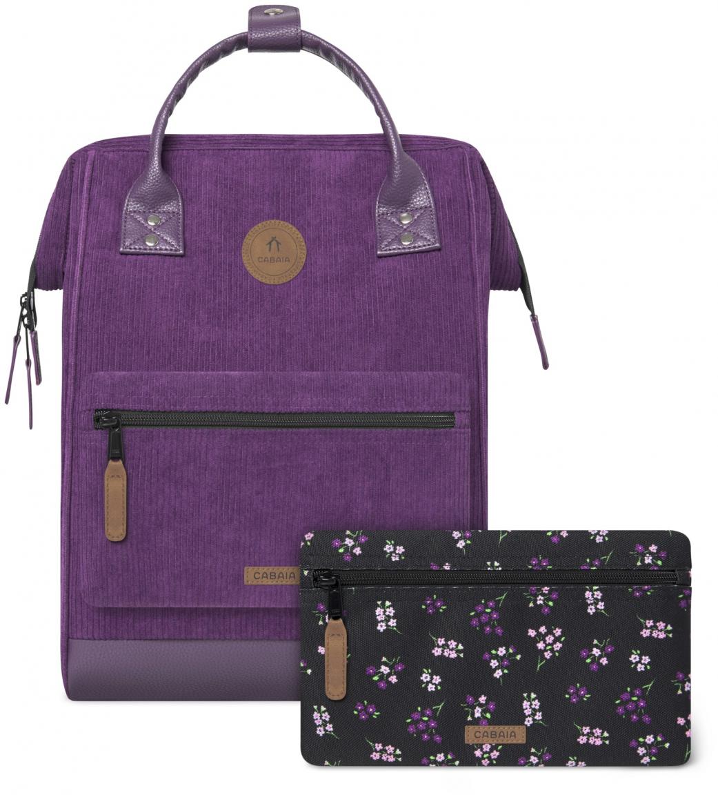 Cordrucksack violett Wechseltasche Cabaia Adventurer Medium Nancy