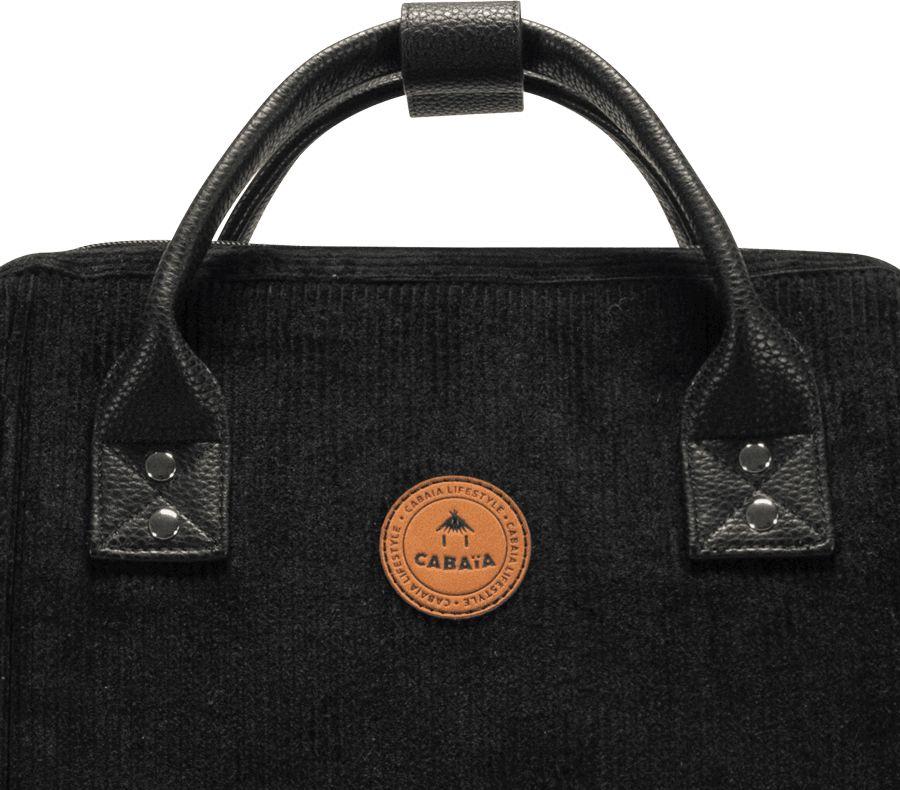 Cordsamt Schwarz Cabaia Black Backpack Brighton