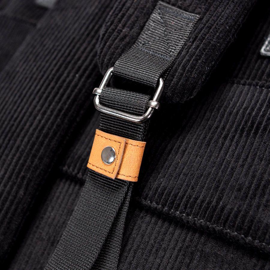 Cordsamt Schwarz Cabaia Black Backpack Brighton