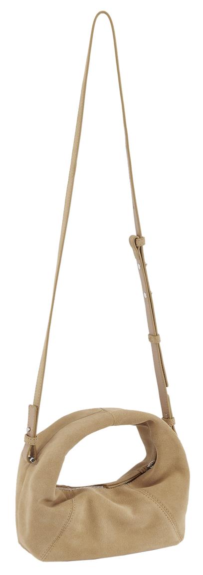 Croissant Bag Veloursleder Les Visionnaires Icon Cozy camel