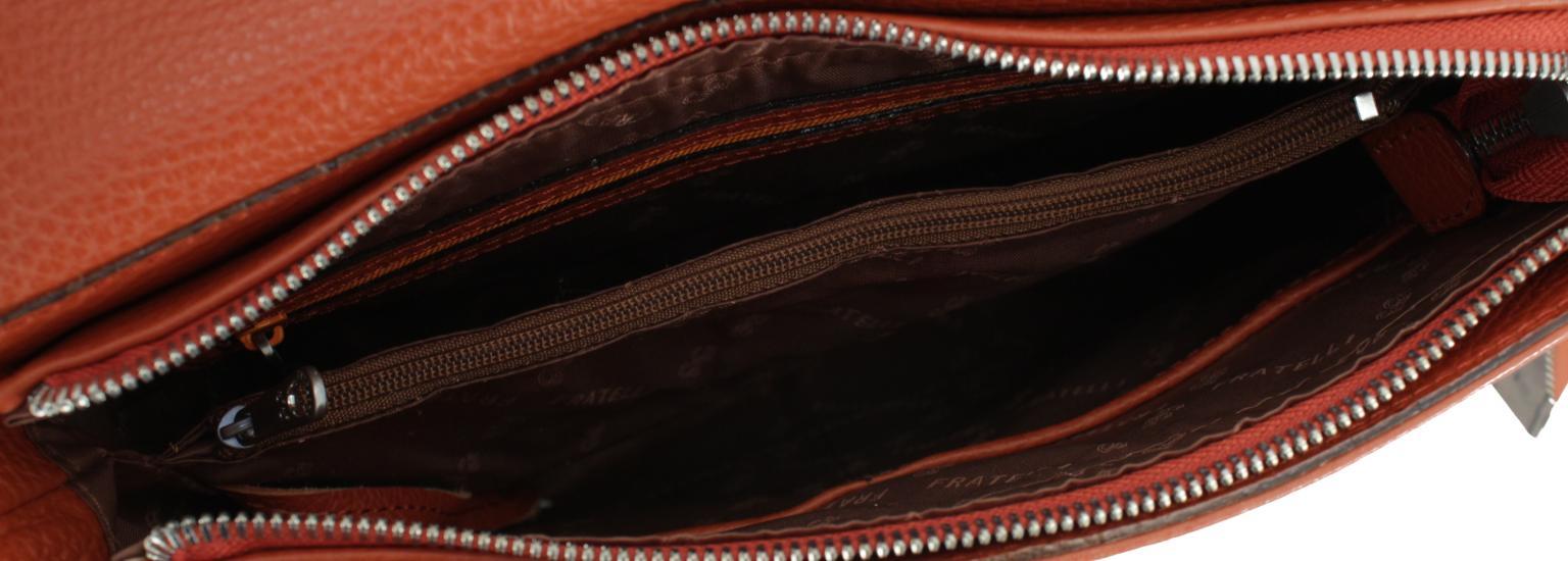 Crossbody Bag GiGi Fratelli Black mit Überschlag schwarz