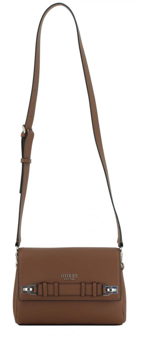 Crossbody Bag dunkelrot Überschlag Guess Gregoria Red