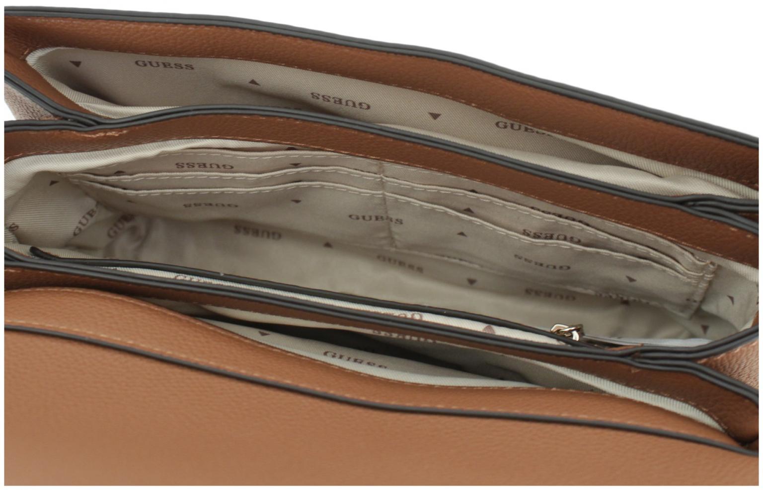 Crossbody Bag dunkelrot Überschlag Guess Gregoria Red