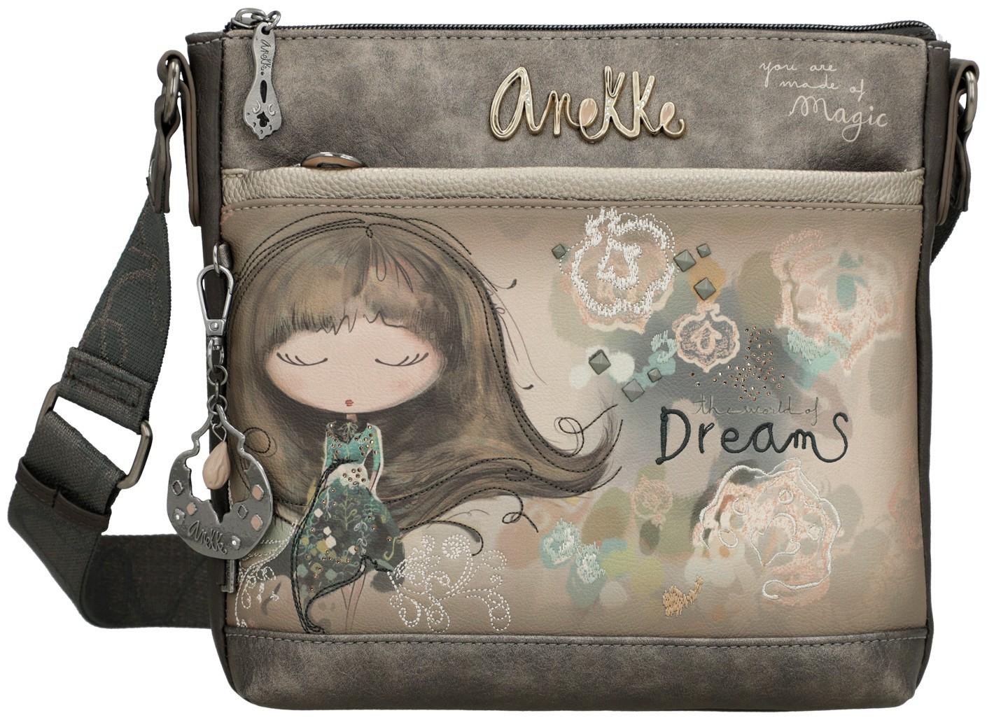 Crossbodybag Anekke Real warme Naturtöne
