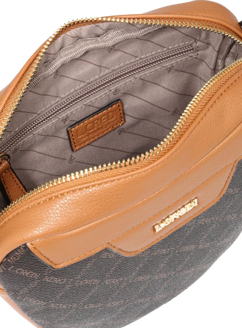 Crossovertasche Filiberta L.Credi Braun gemustert