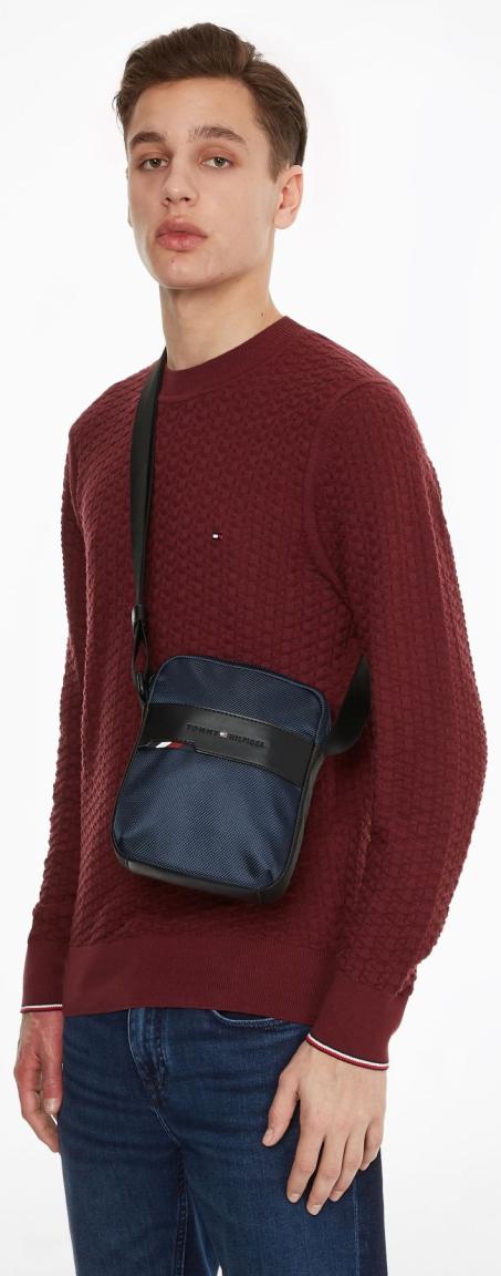 Crossovertasche Herren Tommy Hilfiger 1985 Mini Reporter Space Blue Nylon