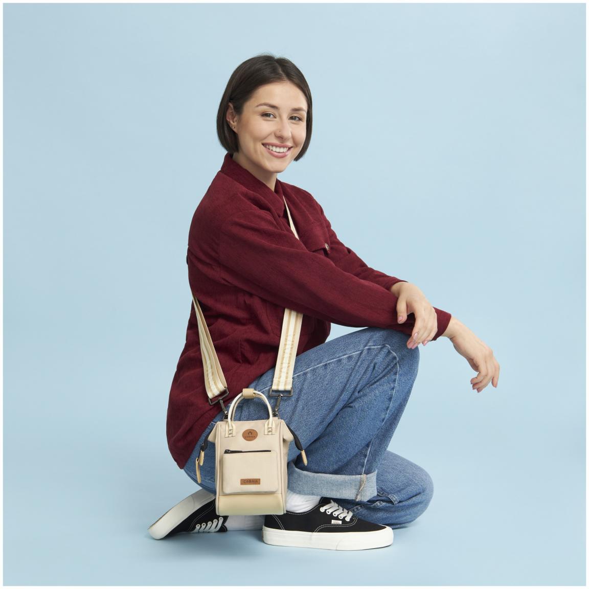Crossovertasche Nanobag Lobito Beige Cabaia