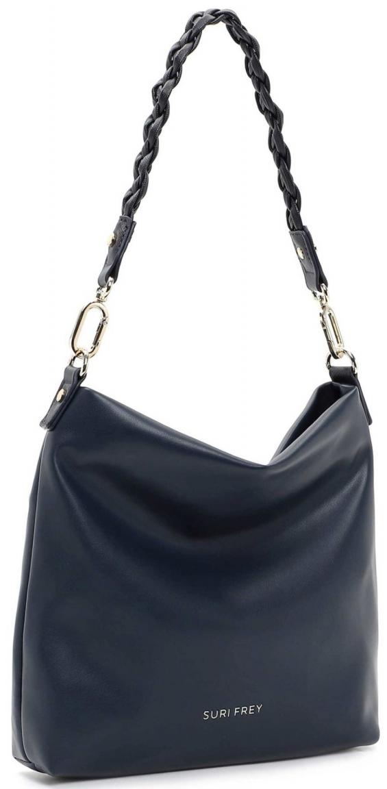 Crossovertasche Suri Frey Josy Blau Flechthenkel