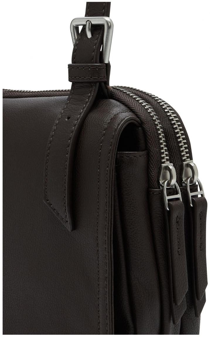Crossovertasche Überschlag dunkelbraun Liebeskind Mareike Dark Choco Nips
