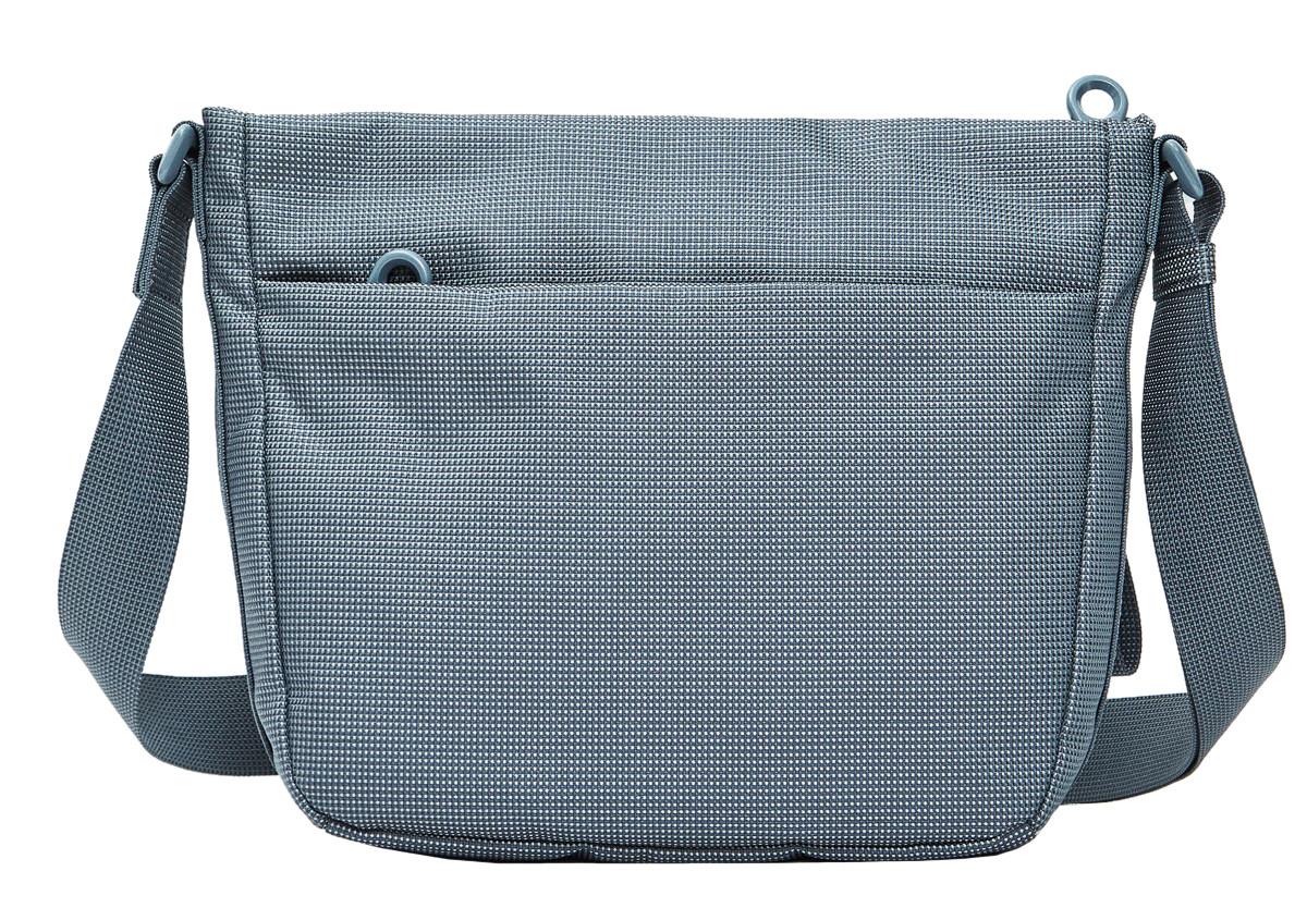 Crossovertasche grau Mandarina Duck MD20 Iron Schimmereffekt