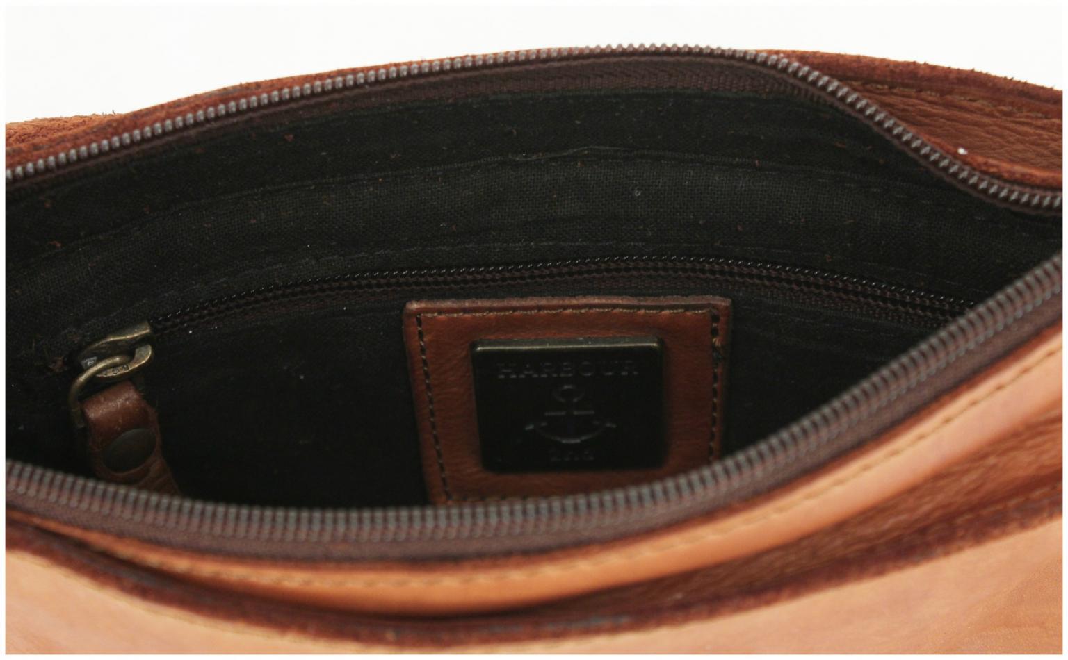 Crossovertasche schwarz Vintage Leder Harbour 2nd Urban Poets Cathey Ash