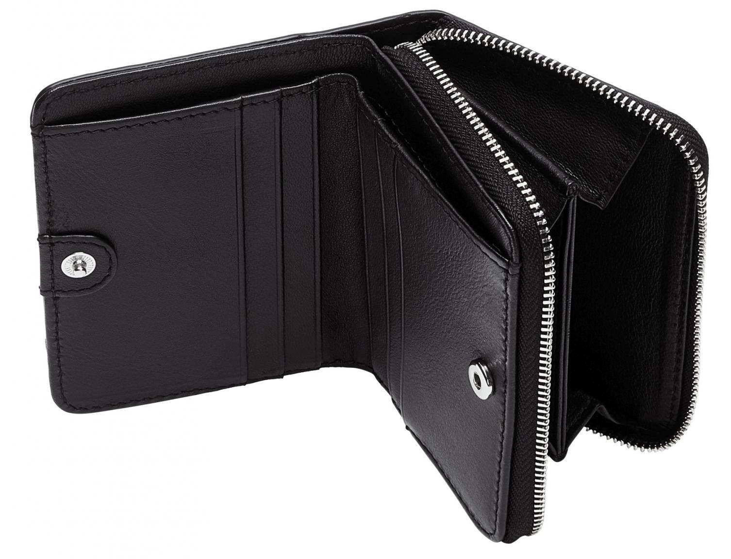 Damen Geldbeutel Liebeskind TA Alexis black Calf Reptil RFID