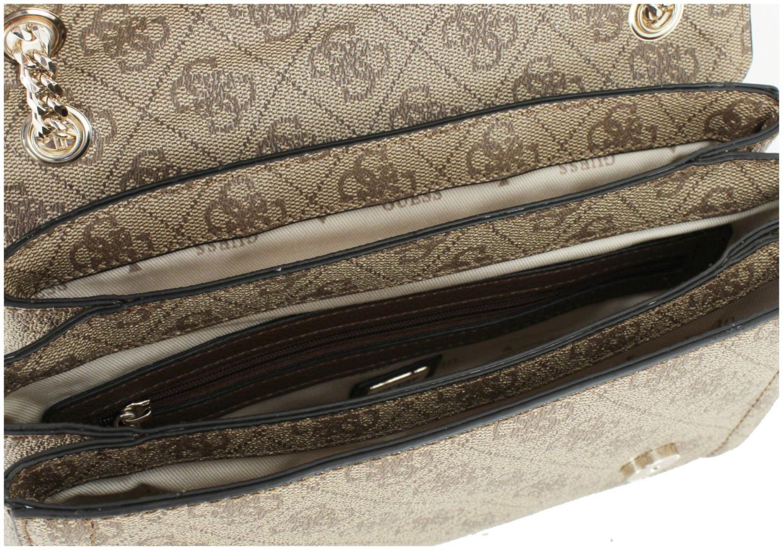 Damen Handtasche Guess Noelle Black strukturiert