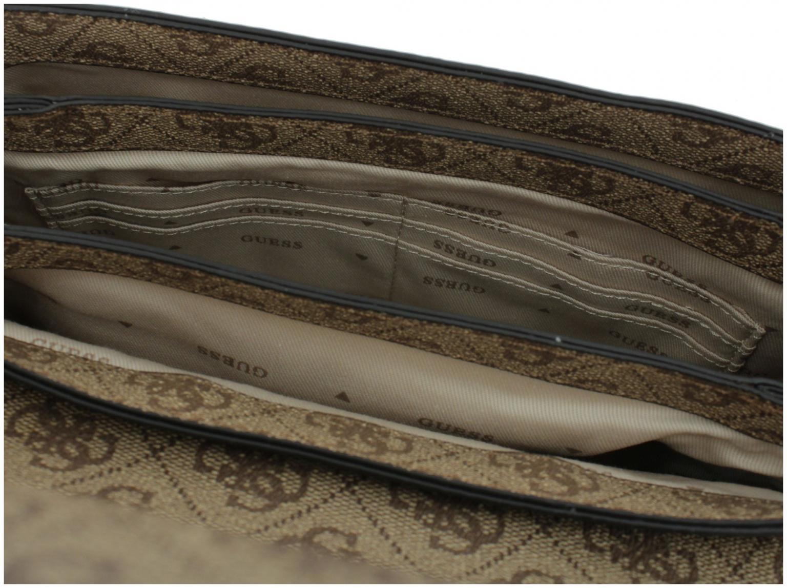 Damen Handtasche Guess Noelle Black strukturiert