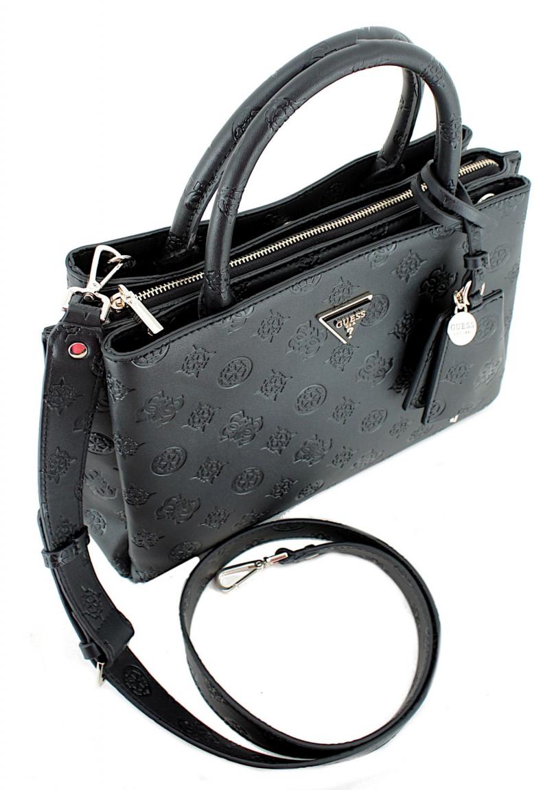 Damen Handtasche mit Logoprägung Guess Jena Taupe