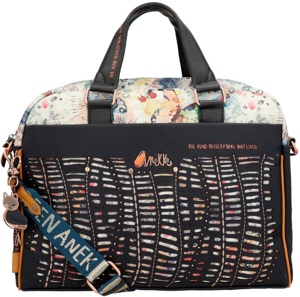 Damen Laptoptasche Anekke Amazonia Nature Pachamana Marineblau
