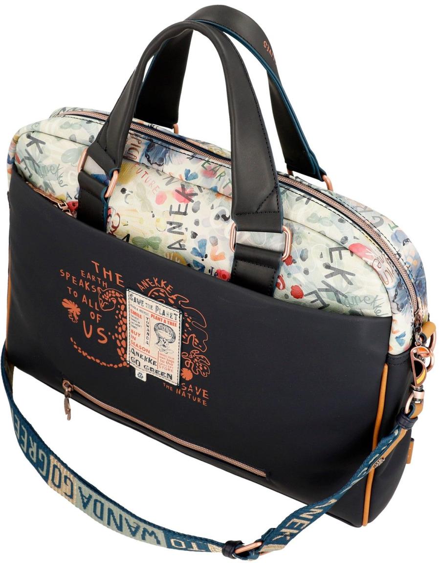 Damen Laptoptasche Anekke Amazonia Nature Pachamana Marineblau