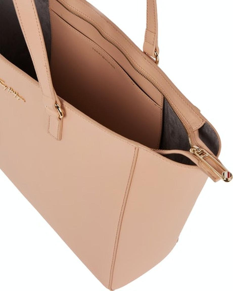 Damen Shopper Tommy Hilfiger Joy Tote Desert Sky Velour Dunkelblau
