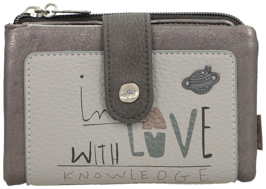 Damenbrieftasche flexibel Metallicakzente Anekke Sophia