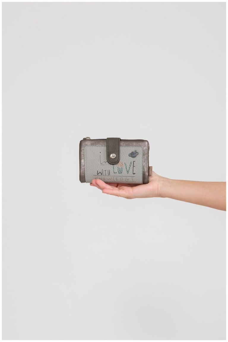 Damenbrieftasche flexibel Metallicakzente Anekke Sophia