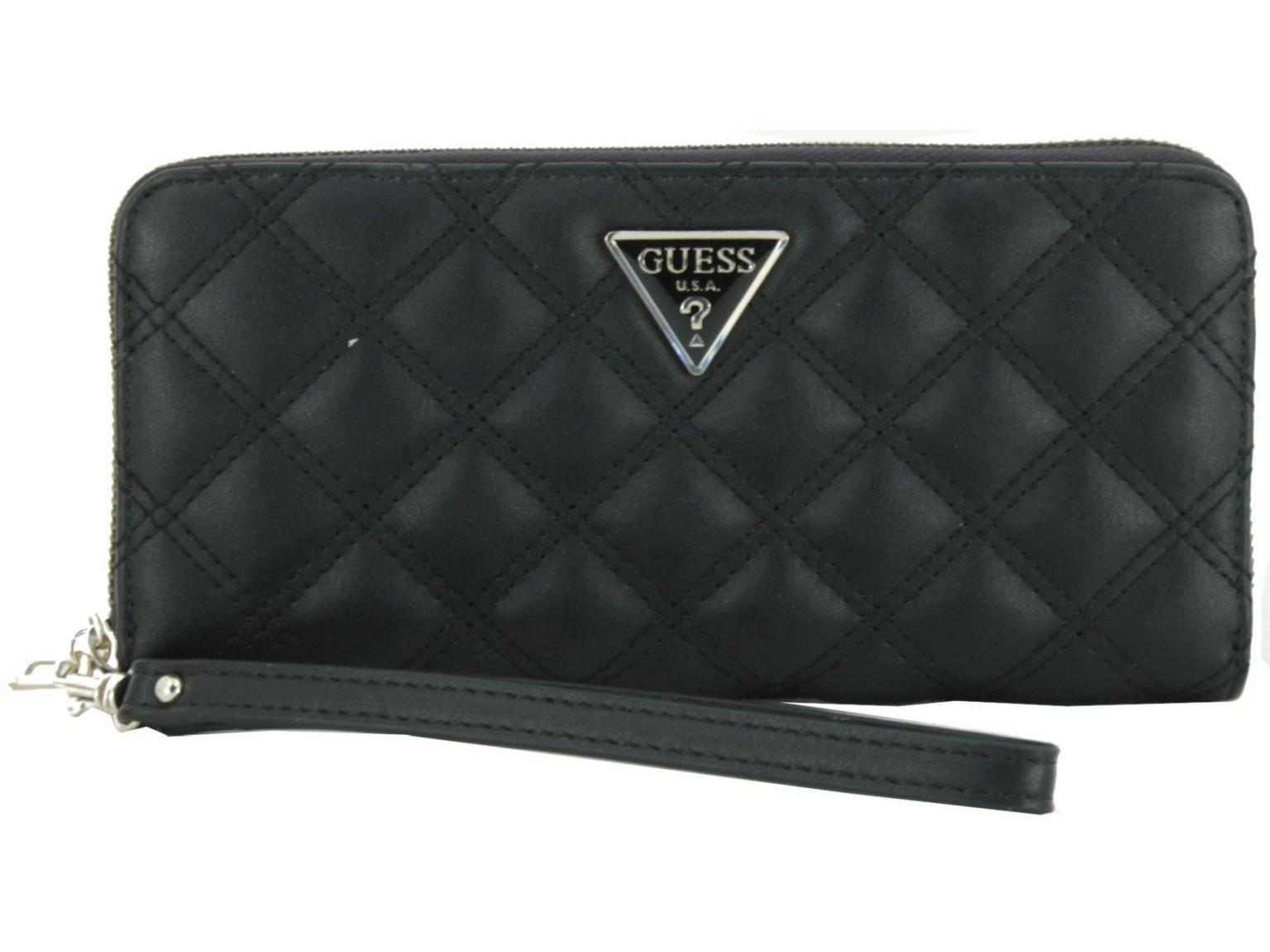 Damengeldbörse Guess Black Laurel SLG Schwarz