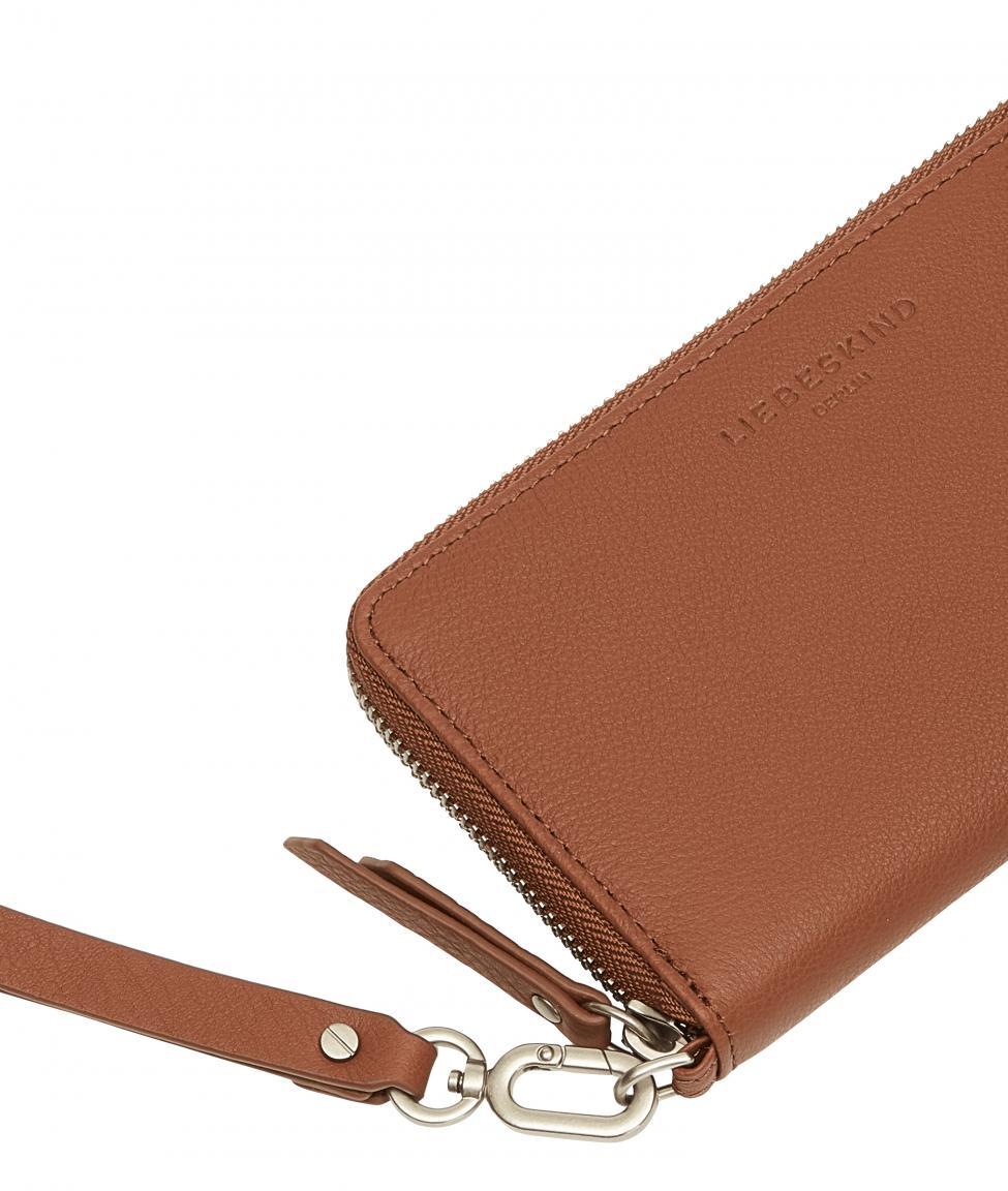 Damengeldtasche VivianW2 Basic Harris New Bourbon braun Leder Zipper