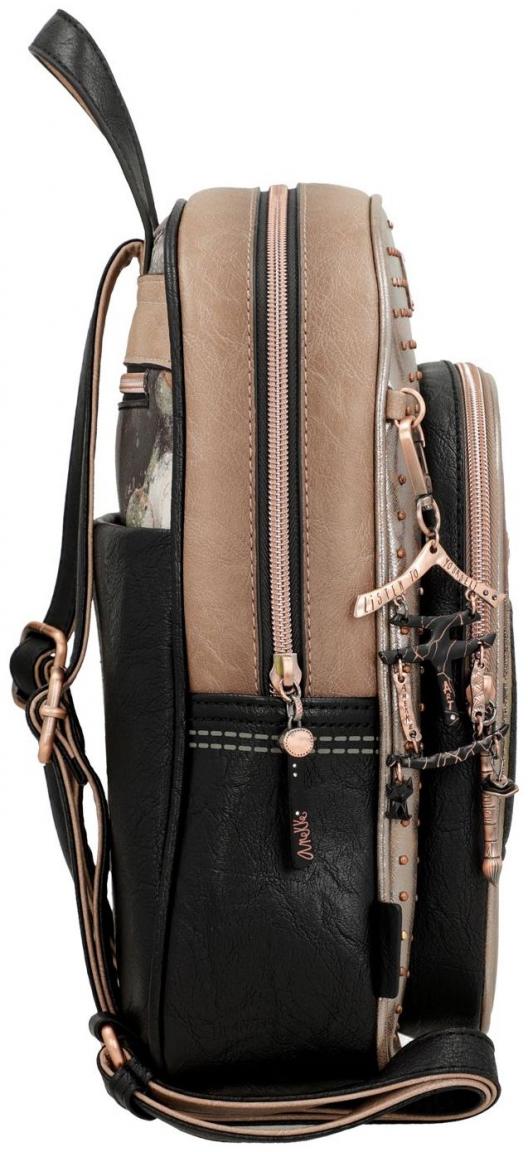 Damenrucksack Anekke Shoen Nieten metallic Japan Kunst