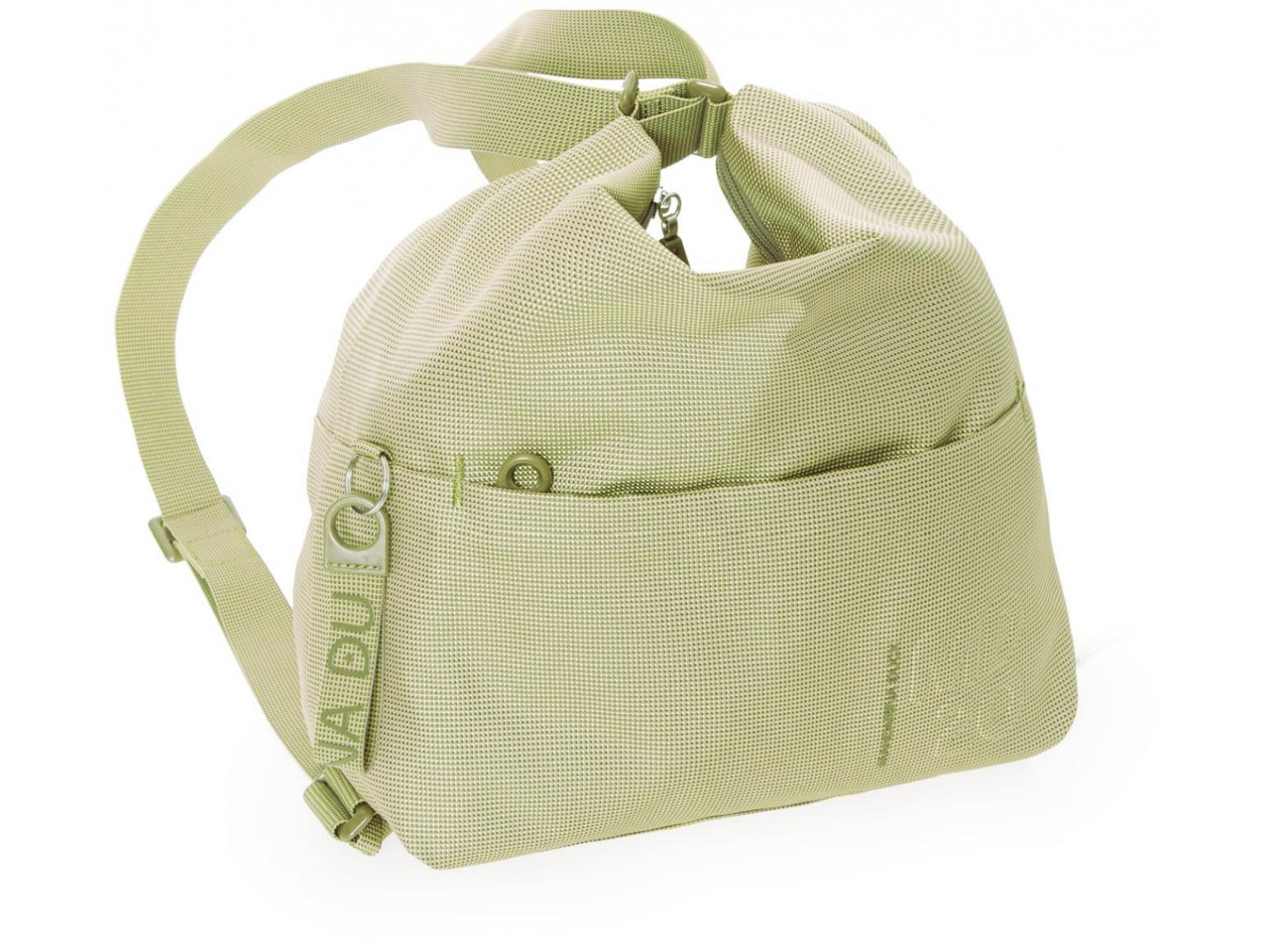 Damenrucksack Beuteltasche hellgrün Mandarina Duck MD20 Slide Jade