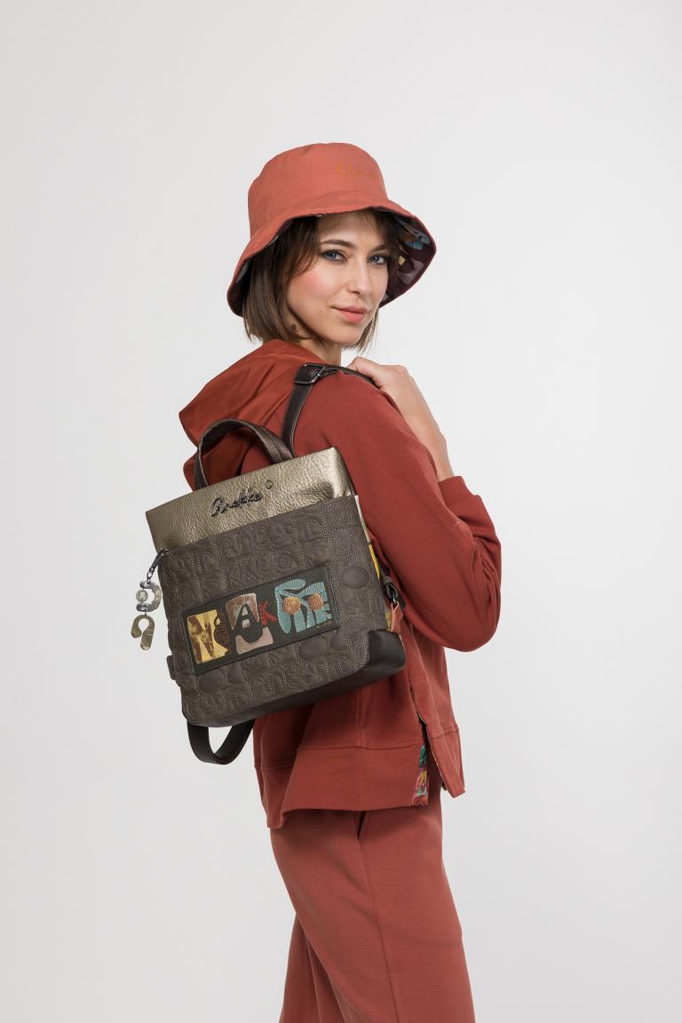 Damenrucksack mit Stickerei Prägung Anekke Muse Amphora